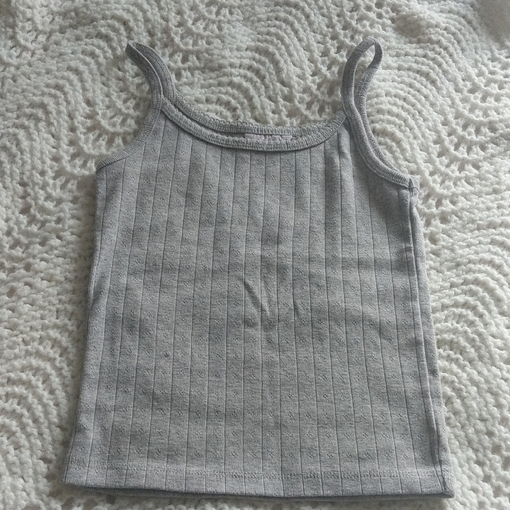 GAP Kids Gray Ribbed Camisole
